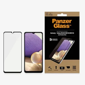 PanzerGlass E2E Regular Tempered Glass for Samsung Galaxy A12 / A23 / M23 / M33 5G - with Black Frameeng