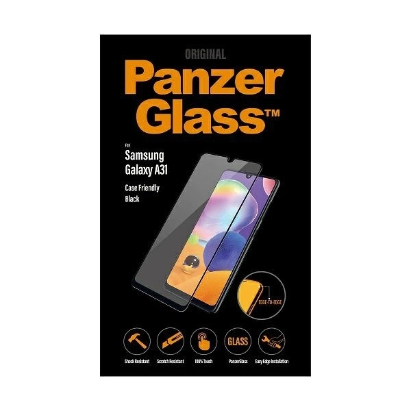 PanzerGlass E2E Regular tempered glass for Samsung Galaxy A31 / A32 - with black frameeng