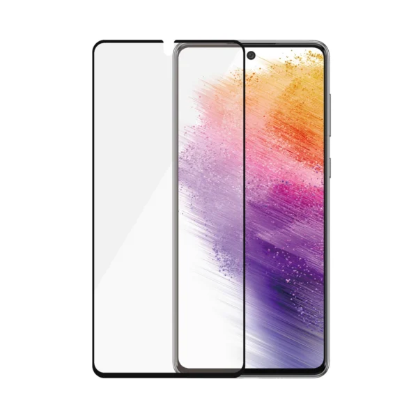 PanzerGlass E2E Regular tempered glass for Samsung Galaxy A73 - with black frameeng
