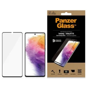 PanzerGlass E2E Regular tempered glass for Samsung Galaxy A73 - with black frameeng