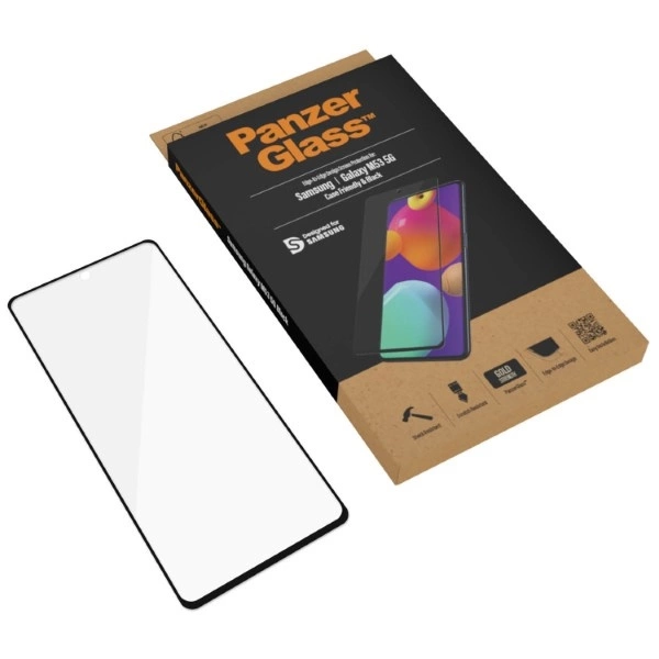 167679_6 PanzerGlass E2E Regular tempered glass for Samsung Galaxy M53 - with black frameeng