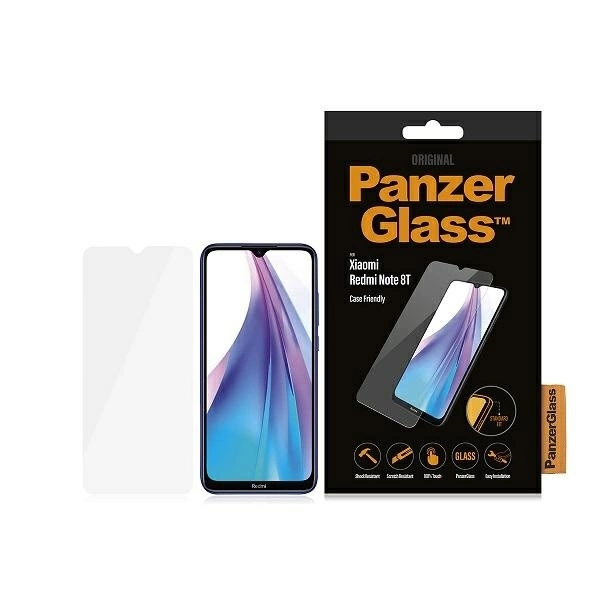 PanzerGlass E2E Regular tempered glass for Xiaomi Redmi Note 8T - with black frameeng
