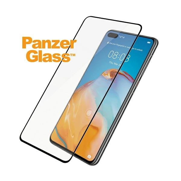 PanzerGlass E2E Super+ tempered glass for Huawei P40 - with black frameeng
