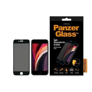 PanzerGlass E2E Super+ privacy tempered glass for iPhone 6 / 6s / 7 / 8 / SE 2020 / SE 2022 - with black frameeng