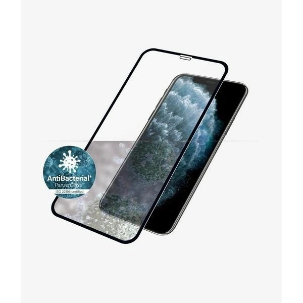 167703_2 PanzerGlass E2E Super+ tempered glass for iPhone X / XS /11 Pro - with black frameeng