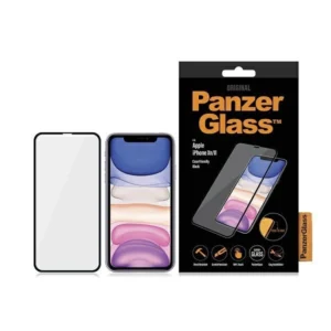 PanzerGlass E2E Super+ tempered glass for iPhone XR / 11 - with black frameeng