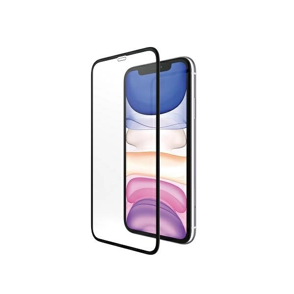 PanzerGlass E2E Super+ tempered glass for iPhone XR / 11 - with black frameeng