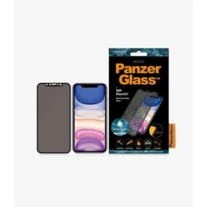 PanzerGlass E2E Super+ privacy tempered glass for iPhone XR / 11 - with black frameeng