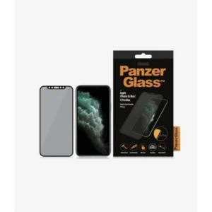 PanzerGlass E2E Super+ privacy tempered glass for iPhone Xs Max / 11 Pro Max - with black frameeng