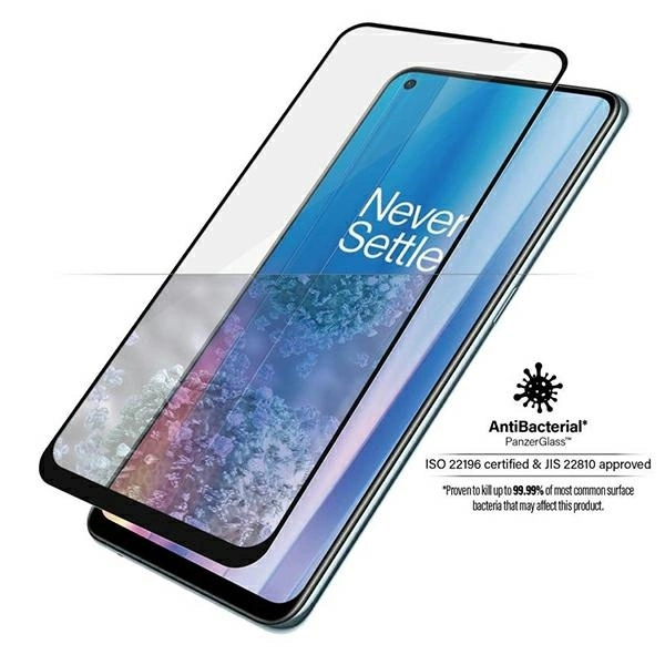 167711_3 PanzerGlass E2E Super+ tempered glass on OnePlus Nord CE 2 - with black frameeng