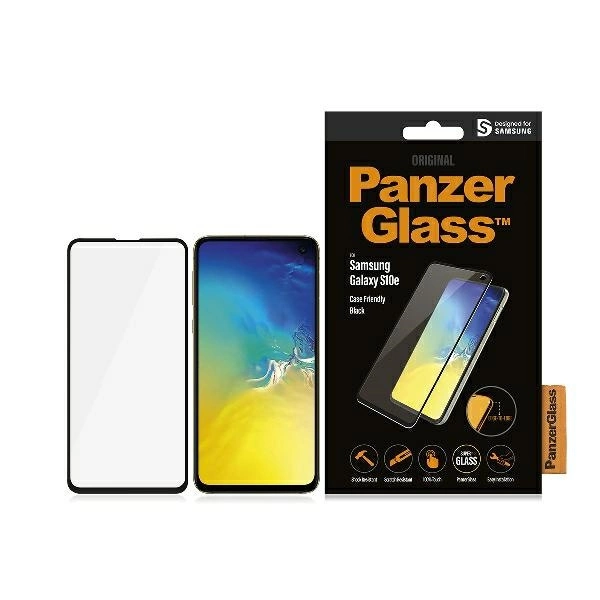 PanzerGlass E2E Super+ tempered glass for Samsung Galaxy S10e - with black frameeng