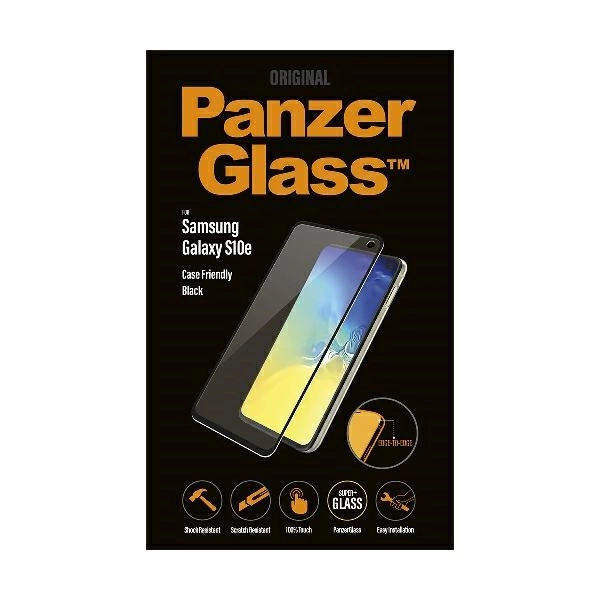 PanzerGlass E2E Super+ tempered glass for Samsung Galaxy S10e - with black frameeng