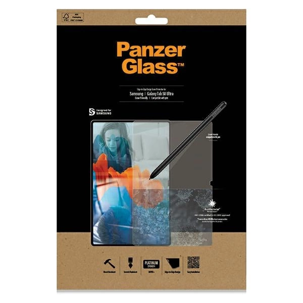 167722_7 PanzerGlass E2E Super+ tempered glass for Samsung Galaxy Tab S8 Ultraeng