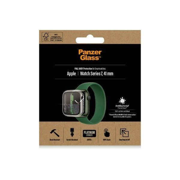 PanzerGlass Full Body case for Apple Watch 7 / 8 41 mm - transparenteng