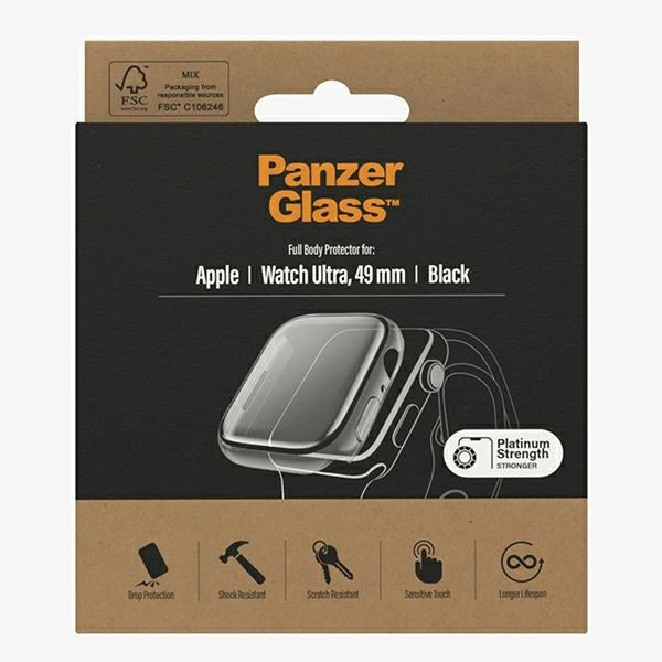 PanzerGlass Full Body case for Apple Watch Ultra 49mm - blackeng