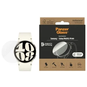 Antibacterial PanzerGlass Screen Protector for Samsung Galaxy Watch 6 44 mmeng
