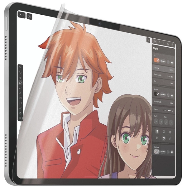 Antibacterial PanzerGlass GraphicPaper foil with a glare filter for iPad Air 13" 2024 / iPad 10.9"eng