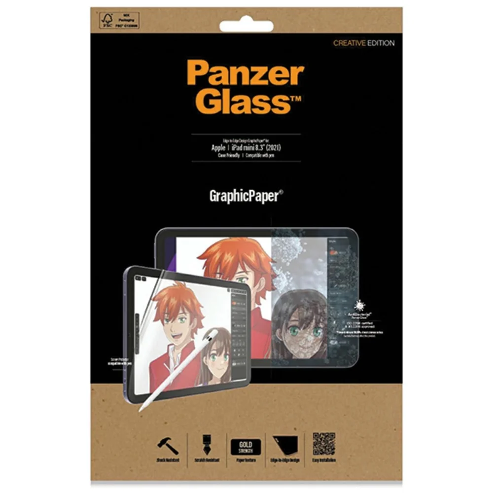 167752_7 PanzerGlass GraphicPaper antibacterial foil for iPad mini 8.3" 2021eng