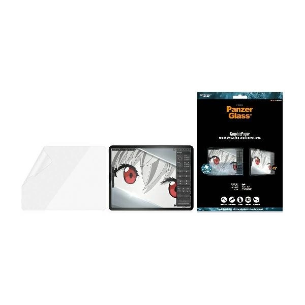 167754_1 Antibacterial PanzerGlass GraphicPaper foil with a glare filter for iPad Pro 12.9" 2018 / 2020 / 2021eng