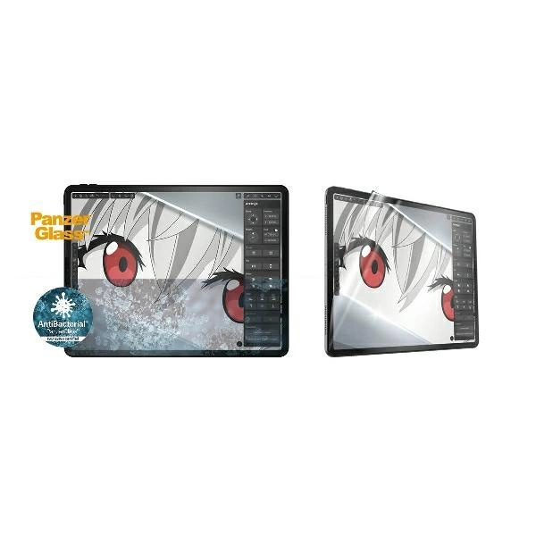 167754_2 Antibacterial PanzerGlass GraphicPaper foil with a glare filter for iPad Pro 12.9" 2018 / 2020 / 2021eng