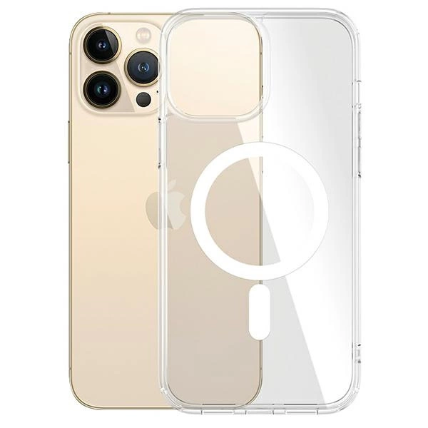 PanzerGlass HardCase with MagSafe Antibacterial Military Grade Certified Case for iPhone 13 Pro Max - Transparenteng