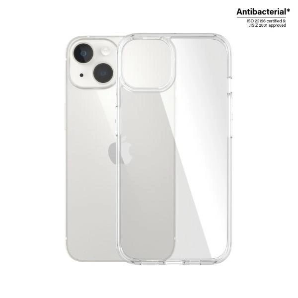 PanzerGlass HardCase antibacterial Military Grade certified case for iPhone 14 / 15 / 13 - transparenteng