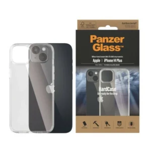 PanzerGlass HardCase Antibacterial Military Grade Certified Case for iPhone 14 Plus / 15 Plus - Transparenteng