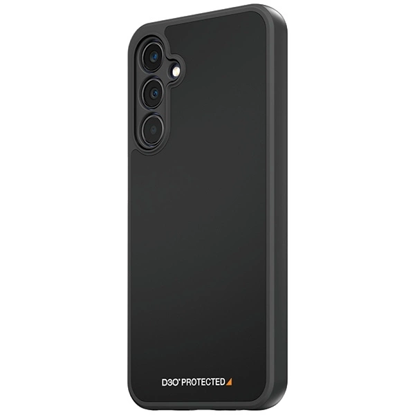 PanzerGlass HardCase with D3O® Bio and Military Grade Certification for Samsung Galaxy A25 5G - Transparent and Blackeng