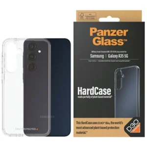 PanzerGlass HardCase with D3O® Bio and Military Grade certification for Samsung Galaxy A35 5G - transparenteng