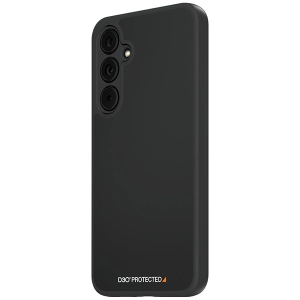 PanzerGlass HardCase with D3O® Bio and Military Grade Certification for Samsung Galaxy A55 5G - Transparent and Blackeng
