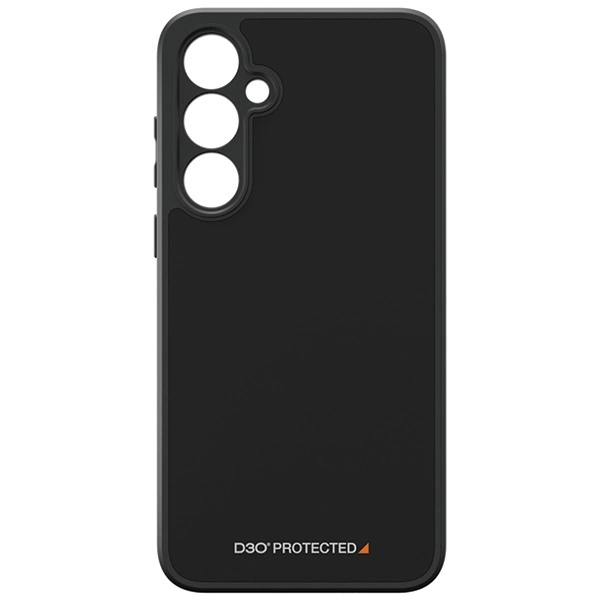 PanzerGlass HardCase with D3O® Bio and Military Grade Certification for Samsung Galaxy A55 5G - Transparent and Blackeng