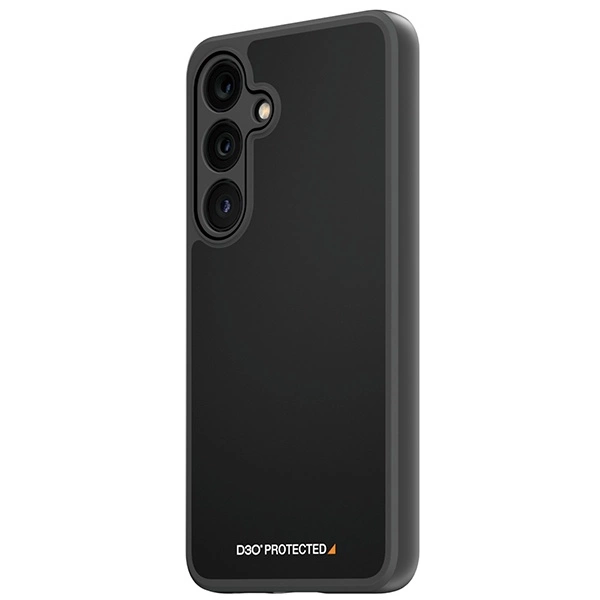 PanzerGlass HardCase with D3O® Bio and Military Grade Certification for Samsung Galaxy S24 - Transparent and Blackeng