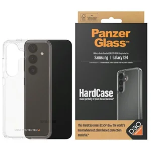PanzerGlass HardCase with D3O® Bio and Military Grade certification for Samsung Galaxy S24 - transparenteng