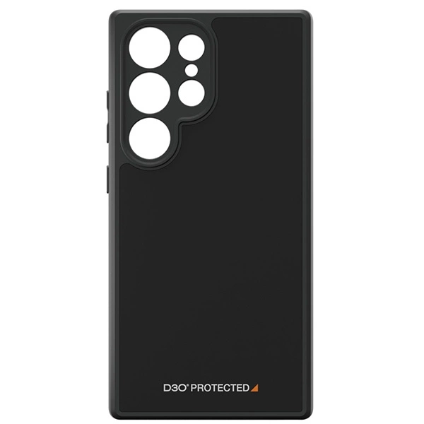 PanzerGlass HardCase with D3O® Bio and Military Grade Certification for Samsung Galaxy S24 Ultra - Transparent and Blackeng