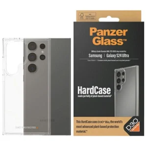 PanzerGlass HardCase with D3O® Bio and Military Grade Certification for Samsung Galaxy S24 Ultra - Transparenteng