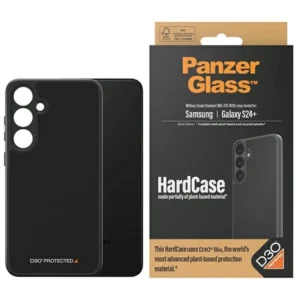PanzerGlass HardCase with D3O® Bio and Military Grade certification for Samsung Galaxy S24+ - transparent and blackeng