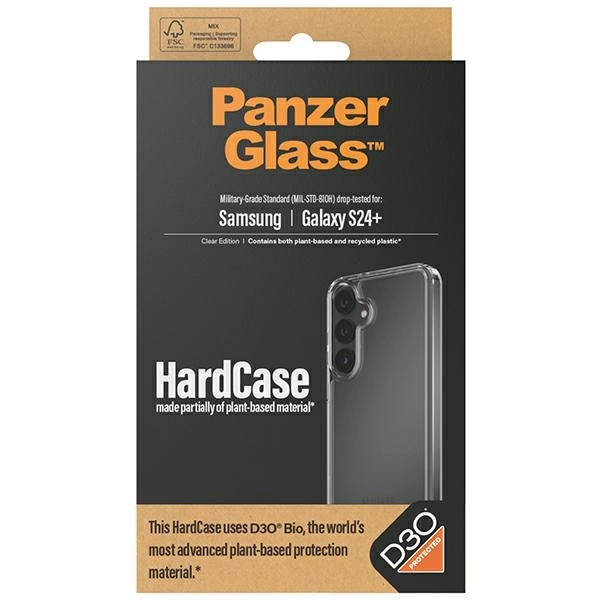 PanzerGlass HardCase with D3O® Bio and Military Grade certification for Samsung Galaxy S24+ - transparenteng