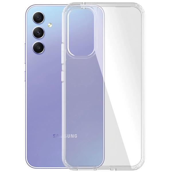 PanzerGlass HardCase antibacterial Military Grade certified case for Samsung Galaxy A34 5G - transparenteng