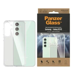 PanzerGlass HardCase antibacterial Military Grade certified case for Samsung Galaxy S23 FE - transparenteng