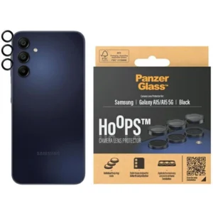 PanzerGlass Hoops Camera Protection for Samsung Galaxy A15 / A15 5G - with Black Frameeng