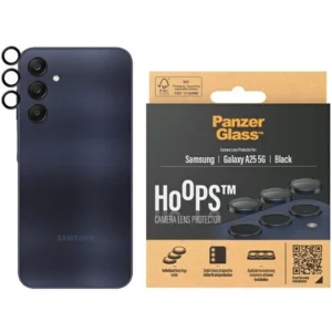 PanzerGlass Hoops Camera Protection for Samsung Galaxy A25 5G - with Black Frameeng