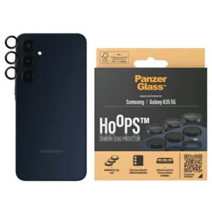 PanzerGlass Hoops Camera Protection for Samsung Galaxy A35 5G - with Black Frameeng