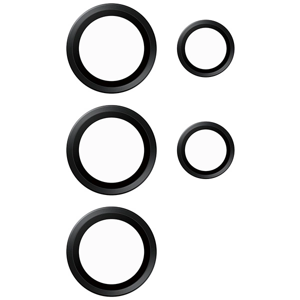 PanzerGlass Hoops Camera Protection for Samsung Galaxy S24 Ultra - with Black Frameeng