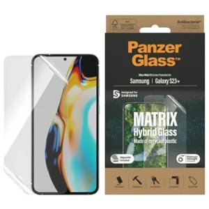 PanzerGlass Matrix hybrid glass with positioner for Samsung Galaxy S23+eng