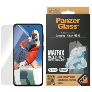 PanzerGlass Matrix Ultra-Wide Fit foil with positioner for Samsung Galaxy A55 5Geng