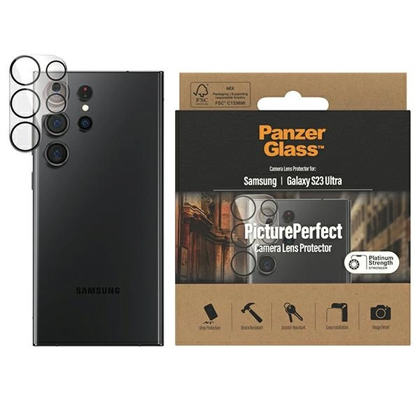 PanzerGlass Picture Perfect camera protection for Samsung Galaxy S23 Ultraeng