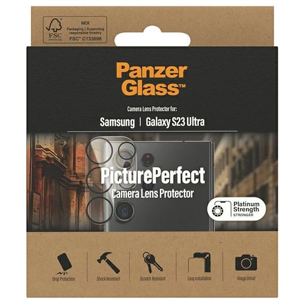 PanzerGlass Picture Perfect camera protection for Samsung Galaxy S23 Ultraeng