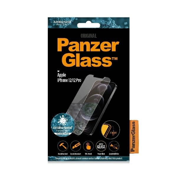 PanzerGlass Pro Standard Super+ antibacterial tempered glass for iPhone 12 / 12 Proeng