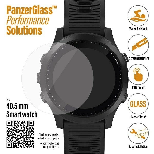 PanzerGlass SmartWatch Screen Protection for Garmin/Polar/Fossil Smartwatches 40.5mmeng