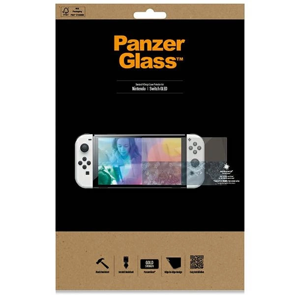 PanzerGlass Standard antibacterial glass for Nintendo Switch OLEDeng